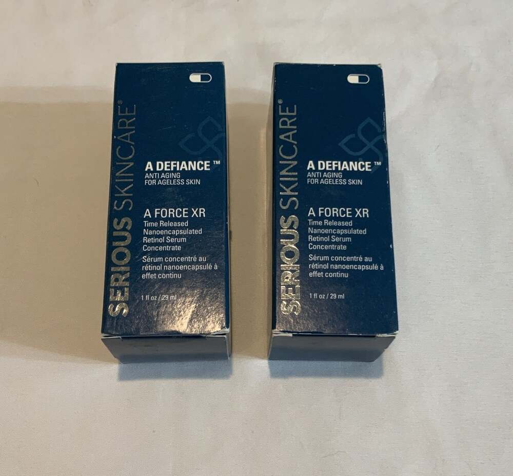 Lot Of 2 - SERIOUS SKINCARE A Defiance. A Force XR 1 OZ